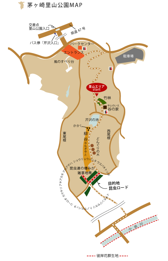 茅ヶ崎里山公園MAP